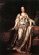 Portrait of Anna Maria Luisa de' Medici, Electress Palatine, Adriaen van der werff
